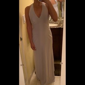 Dessy bridesmaids dress in moondance size 4